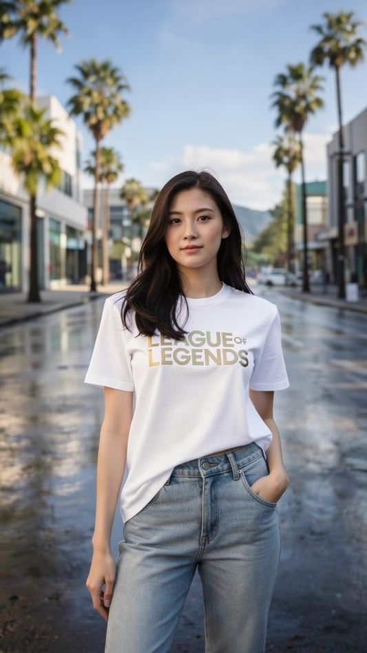 League of Legends T-Shirt | Perfect for Gamers and Fans - Studio Model 2 - Studio Mode