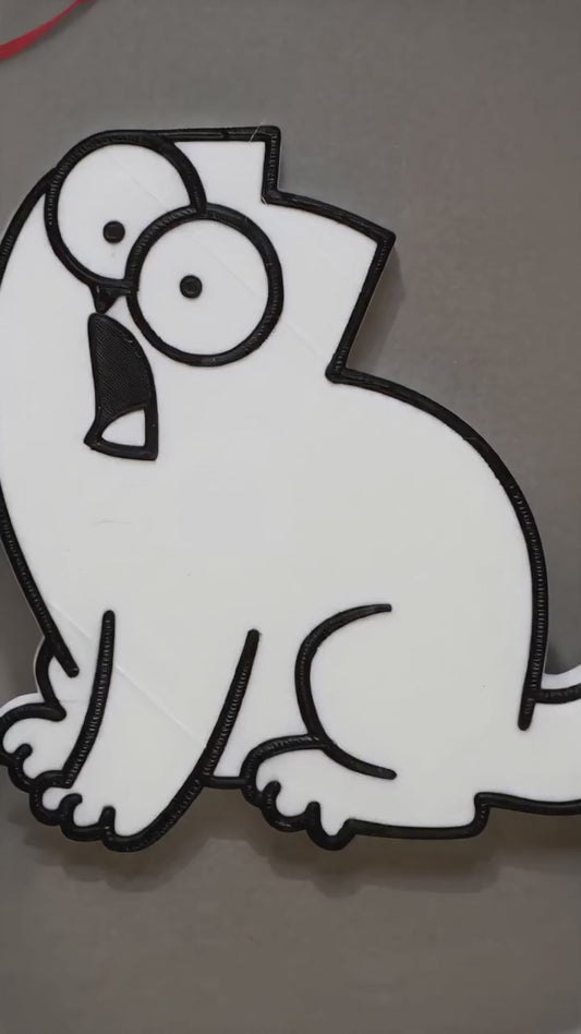 Simon's Cat Fridge Magnet - Fun Cartoon Design