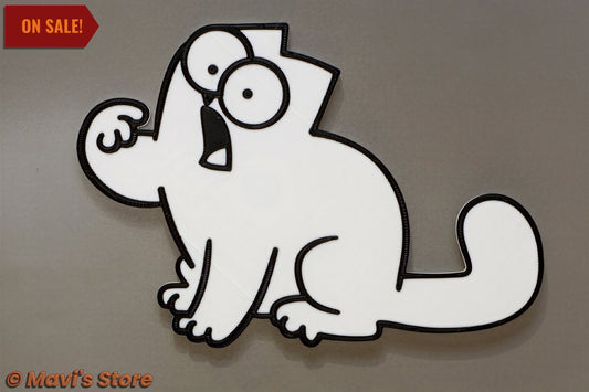 Simon's Cat Fridge Magnet - Fun Cartoon Design